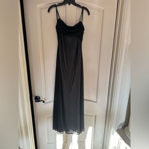 Black Grecian style gown